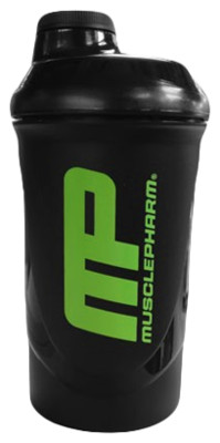 MusclePharm MusclePharm Shaker 600ml Black with Green Logo (Fekete Zöld Logó)