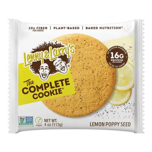 Lenny & Larrys The Complete Cookie 113g Lemon Poppy Seed (Citrom Mák)
