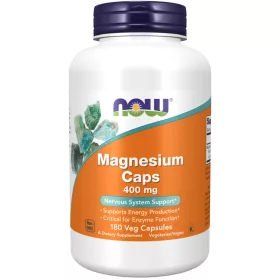 Now Foods Magnesium Caps 400mg 180 Veg Capsules 180 Kapszula