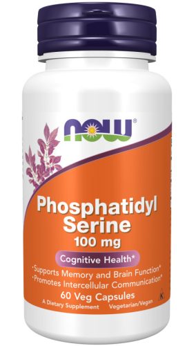 Now Foods Phosphatidyl Serine 100mg 60 veg Capsules 60 Kapszula EXP.:2025/10/30