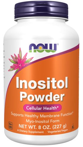 Now Foods Inositol Powder 8oz 227g Unflavored (Ízesítetlen)