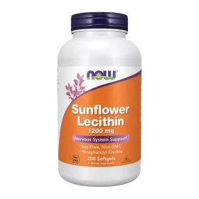Now Foods Sunflower Lecithin 1200mg 200 Softgles 200 Gélkapszula