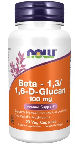 Now Foods Beta- 1,3/1,6-D-Glucan 100mg 90 Veg Capsules 90 Kapszula