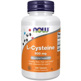 Now Foods L-Cysteine 500mg 100 Tablets 100 Tabletta