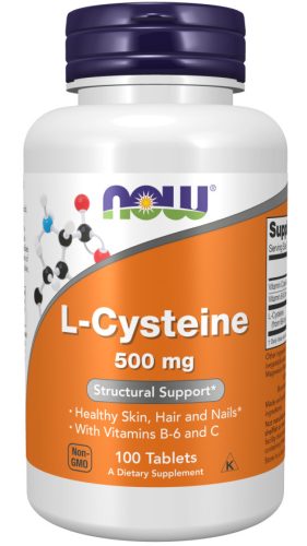 Now Foods L-Cysteine 500mg 100 Tablets 100 Tabletta