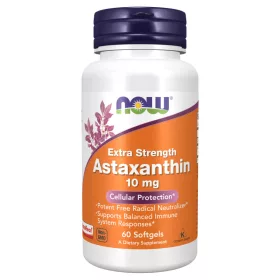   Now Foods Astaxanthin 10mg Extra Strenght 60 Softgels 60 Gélkapszula