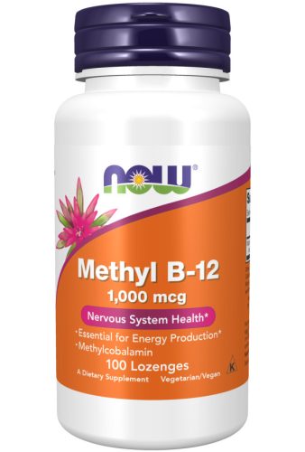Now Foods Methyl B-12 1000mcg 100 Lozenges 100 Tabletta