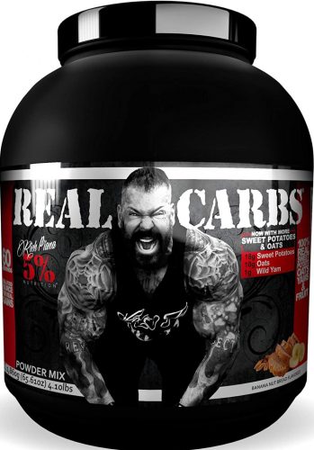 5% Nutrition Real Carbs 1800g EU Strawberry Shortcake (Eper Torta)