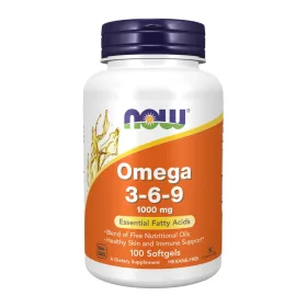 Now Foods Omega 3-6-9 1000mg 100 Softgels 100 Gélkapszula
