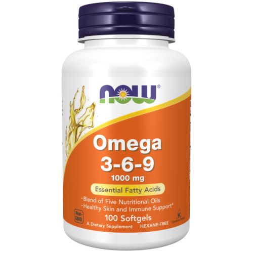 Now Foods Omega 3-6-9 1000mg 100 Softgels 100 Gélkapszula