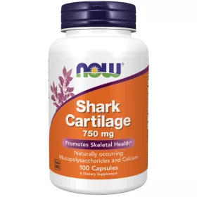   Now Foods Shark Cartilage 750mg 100 Capsules 100 Kapszula EXP.:2026/10/31