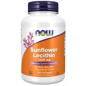   Now Foods Sunflower Lecithin 1200mg 100 Softgles 100 Gélkapszula