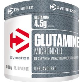 Dymatize Glutamine Powder 400g Unflavored (Ízesítetlen)