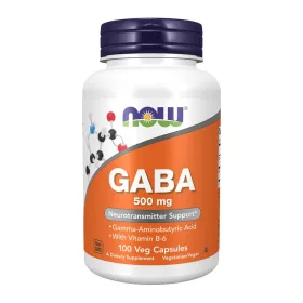 Now Foods Gaba 500mg 100 Veg Capsules 100 Kapszula