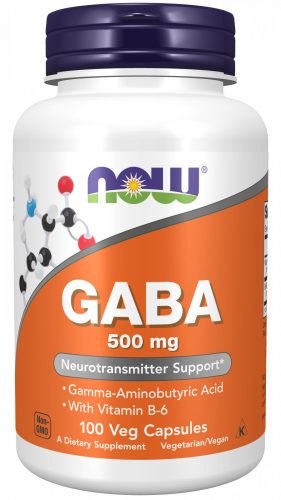 Now Foods Gaba 500mg 100 Veg Capsules 100 Kapszula