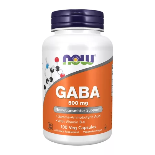 Now Foods Gaba 500mg 100 Veg Capsules 100 Kapszula