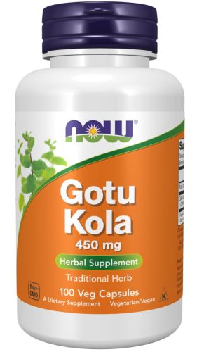Now Foods Gotu Kola 450 mg 100 Veg Capsules 100 Kapszula