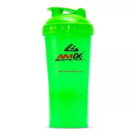AMIX Shaker Monster Bottle 600ml Kapszula És Portartóval Green (Zöld)