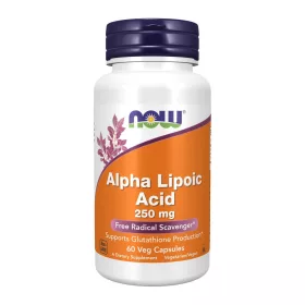 Now Foods Alpha Lipoic Acid 250mg 60 Veg Capsules 60 Kapszula