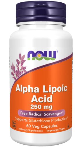 Now Foods Alpha Lipoic Acid 250mg 60 Veg Capsules 60 Kapszula