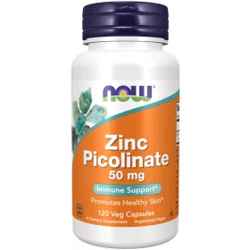 Now Foods Zinc Picolinate 50mg 120 Veg Capsules 120 Kapszula