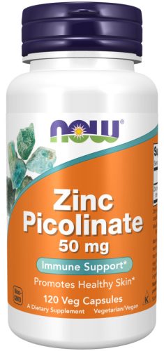 Now Foods Zinc Picolinate 50mg 120 Veg Capsules 120 Kapszula