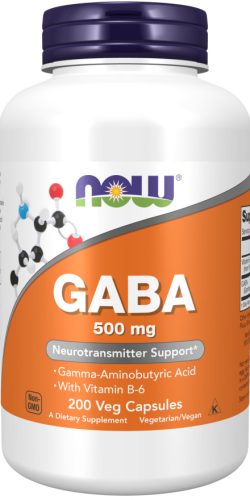 Now Foods Gaba 500mg 200 Veg Capsules 200 Kapszula
