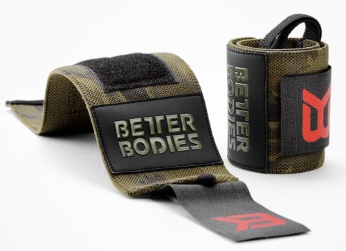 Better Bodies Camo Wrist Wraps Dark Green Camo (Terep)