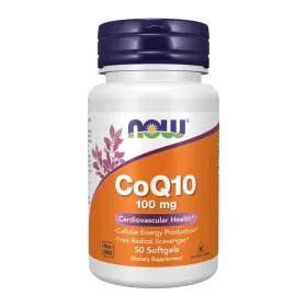 Now Foods CoQ10 100mg 50 Softgels 50 Gélkapszula