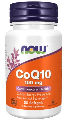 Now Foods CoQ10 100mg 50 Softgels 50 Gélkapszula