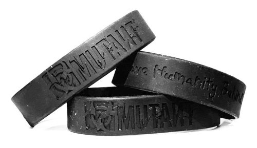 Mutant Silicon Bracelet (karkötő) 1 DB Black (Fekete)