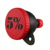 5% Nutrition 5% Nutrition Funnel (Zárható Tároló Tölcsér) Black/Red (Fekete/Piros)