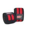 Gorilla Wear Knee Wraps 200cm/79inch Black/Red (Fekete/Piros) Térdbandázs