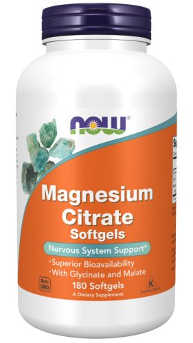 Now Foods Magnesium Citrate Softgels 180 Softgels 180 Gélkapszula
