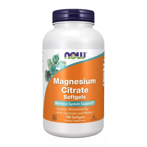 Now Foods Magnesium Citrate Softgels 180 Softgels 180 Gélkapszula