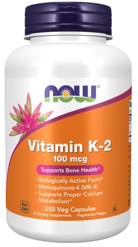 Now Foods Vitamin K-2 100mcg 250 Capsules 250 Kapszula