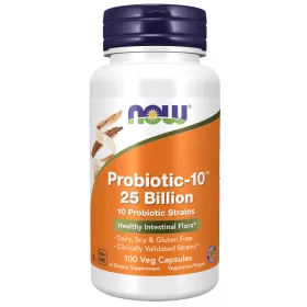   Now Foods Probiotic-10 25 Billion 100 Veg Capsules 100 Kapszula