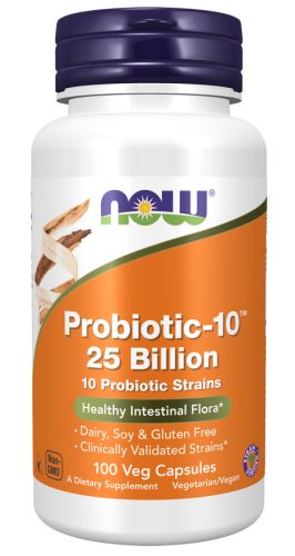 Now Foods Probiotic-10 25 Billion 100 Veg Capsules 100 Kapszula