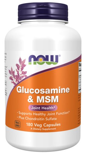 Now Foods Glucosamine & MSM 180 Veg Capsules 180 Kapszula