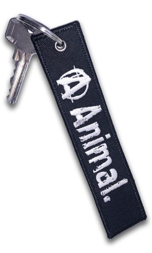 Universal Nutrition Animal Keychain Logo (kulcstartó) Black (Fekete)