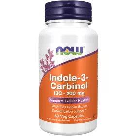   Now Foods Indole-3-Carbinol I3C 200mg 60 Veg Capsules 60 Kapszula