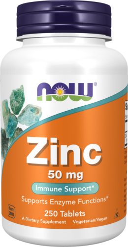 Now Foods Zinc 50mg 250 Tablets 250 Tabletta