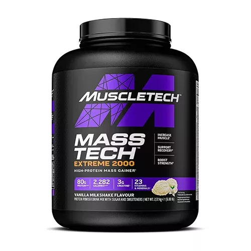 Muscle Tech Mass Tech Extreme 2000 2720g Vanilla Milkshake (Vanília)