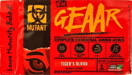 Mutant Mutant GEAAR 12,6g 1 Serving Tigers Blood (Piros Gyümölcs)