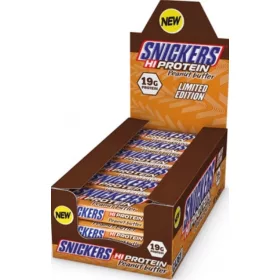   S&M Karton HiProtein Bar 12x57g SNICKERS PEANUT BUTTER (Mogyoróvaj)