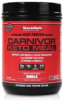 MuscleMeds Carnivor Keto Meal 670g Vanilla (Vanília)