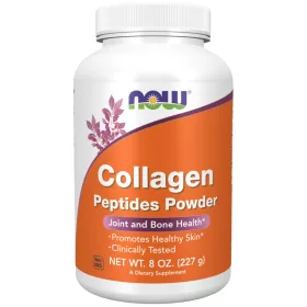   Now Foods Collagen Peptides Powder 8oz 227g Unflavored (Ízesítetlen)