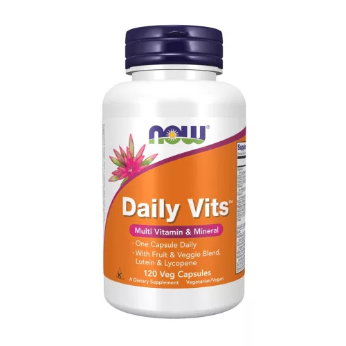 Now Foods Daily Vits™ 120 Veg Capsules 120 Kapszula