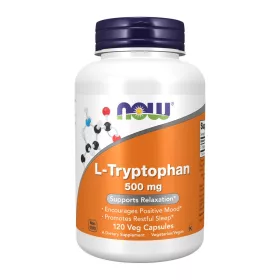 Now Foods L-Tryptophan 500mg 120 Veg Capsules 120 Kapszula