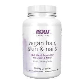 Now Foods Vegan Hair Skin And Nails 90 Capules 90 Kapszula